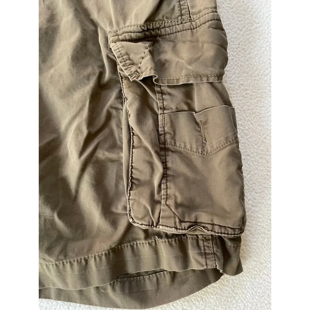Lucky‎ Brand Mens 40 Cargo Shorts Brown Outdoor Utility Cotton Casual